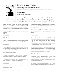 &Eacute;TICA CRISTIANA - Fundaci&oacute;n Gerald Nyenhuis