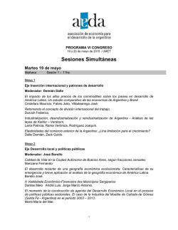 Sesiones Simult&aacute;neas