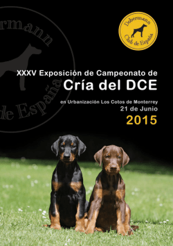 Cat&aacute;logo - Dobermann Club de Espa&ntilde;a