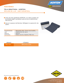 Ficha Tecnica Rollos de lija - uso industrial
