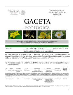 38 - sinat - Secretar&iacute;a de Medio Ambiente y Recursos Naturales