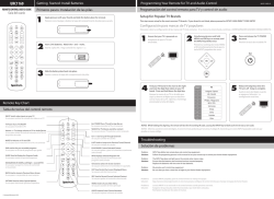 URC1160 - Universal Electronics Remote Control Support