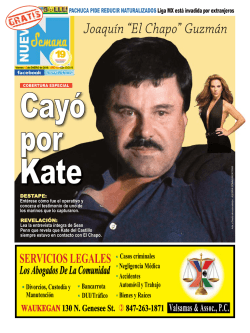 NUEVA semana | VIERNES 15 DE ENERO DEL 2016