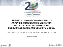 5-Seismic Illumination and Visibility Analysis. Simone Andr&eacute;