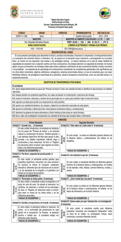 C&Oacute;DIGO GRADO CR&Eacute;DITOS PRERREQUISITOS A&Ntilde;O ESCOLAR