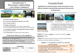 Secuencia 2 Recursos naturales: &iquest;un bien com&uacute;n?