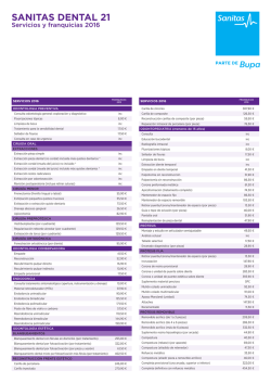 Anexo Sanitas Dental 21.