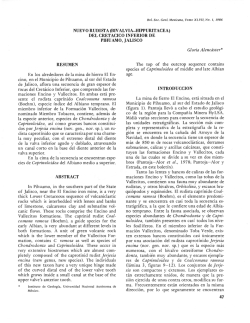 valv a superior. \ - Bolet&iacute;n de la Sociedad Geol&oacute;gica Mexicana