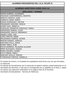 Alumnos C.E.S Felipe II