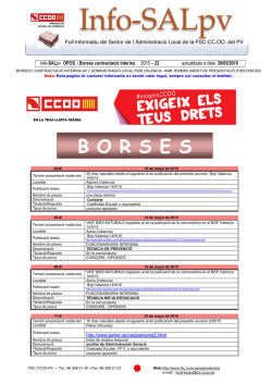 OPOSICIONS ADMINISTRACI&Oacute; LOCAL PA&Iacute;S VAL&Egrave;NCIA