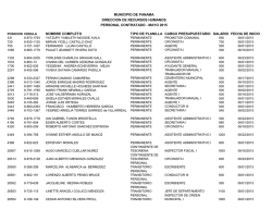 INCIO JUNIO - Municipio de Panam&aacute;