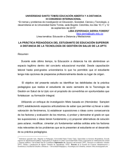 LA PRACTICA PEDAGOGICA - Sistema de Objetos Digitales de