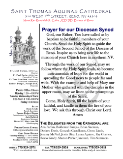 May 3, 2015 - V Sunday of Easter