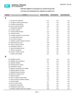 hospital privado de comunidad departamento docencia e