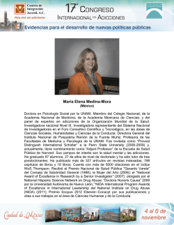 Mar&iacute;a Elena Medina-Mora