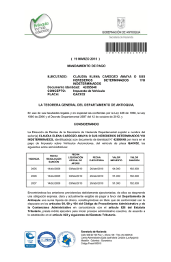 claudia elena cardozo amaya o sus herederos determinados y/o