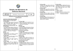 13 / 07 / 2015 - Ministerio de Defensa Nacional