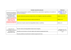 Indicador esencial de evaluaci&oacute;n Referencia Resoluci&oacute;n de