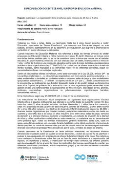 Ver Programa - Nuestra Escuela