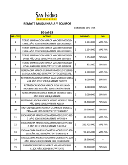 ACTA MAQUINARIA Y EQUIPOS 30 JULIO