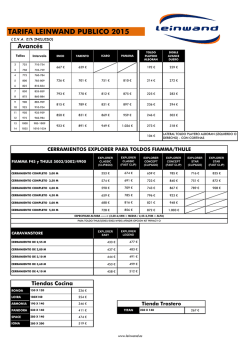 TARIFA LEINWAND PUBLICO 2015