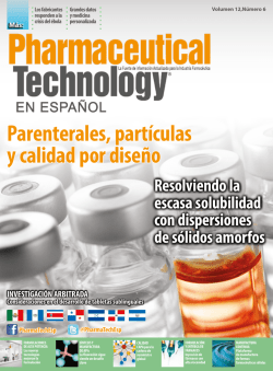 Parenterales, part&iacute;culas y calidad por dise&ntilde;o