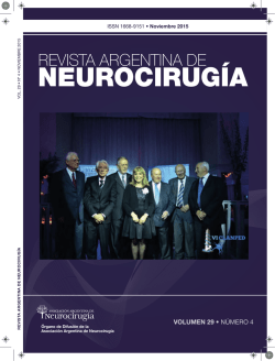 Revista Argentina de Neurocirug&iacute;a