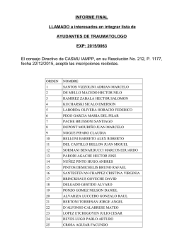 Ayudante de Traumat&oacute;logo