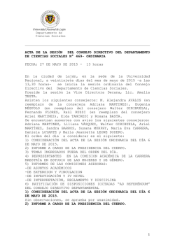 1 acta de la sesi&oacute;n del consejo directivo del departamento de