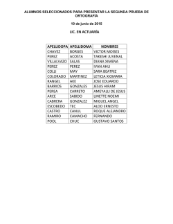 lic. en actuar&iacute;a apellidopa apellidoma nombres chavez borges victor