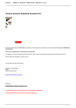 Libros : Temario Ascenso Suboficial Guardia Civil