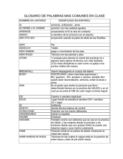 GLOSARIO DE PALABRAS MAS COMUNES EN