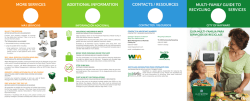 Multi-Family Guide to Recycling Services