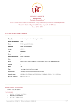 Grupo: Clases Te&oacute;rico-pr&aacute;cticas de Redes de Computadores Grupo