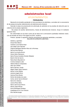 administraci&oacute;n local AYUNTAMIENTOS