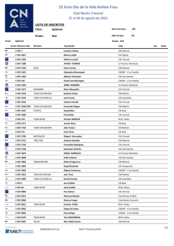 52 Gran Dia de la Vela Bufete Frau