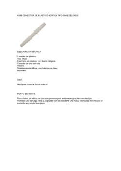 K351 CONECTOR DE PLASTICO KORTEX TIPO SIMS DELGADO