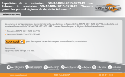 Expedici&oacute;n de la resoluci&oacute;n SENAE-DGN-2015-0979