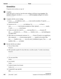 File - Clark Spanish I class