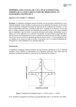 hip&eacute;rbola rectangular y sus aplicaciones para formular la curva