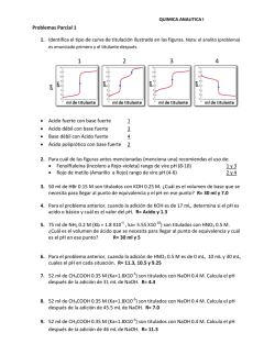 Problemas Parcial 1 1. Identifica el tipo de curva