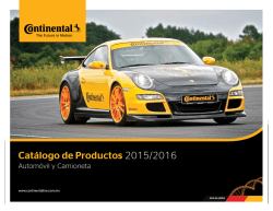 Cat&aacute;logo de Productos 2015/2016