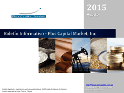 Diapositiva 1 - Plus Capital Market