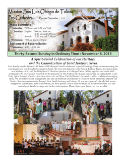 November 8, 2015 &bull; 32nd Sunday in Ordinary Time