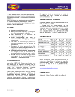 HIDRALUB OIL - Mariam Lubricantes SRL