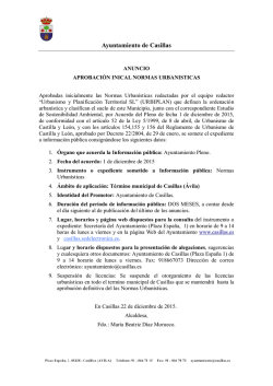 P&aacute;gina del Ayuntamiento de Casillas