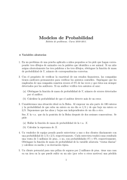 Modelos de Probabilidad