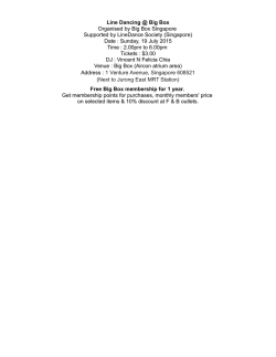 Line Dancing @ Big Box Organised by Big Box Singapore