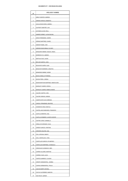 N&ordm; APELLIDOS Y NOMBRE 1 ABRIL FUENTES, ANDREA 2