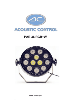 PAR 36 RGB+W - Manual de instrucciones.xlsx